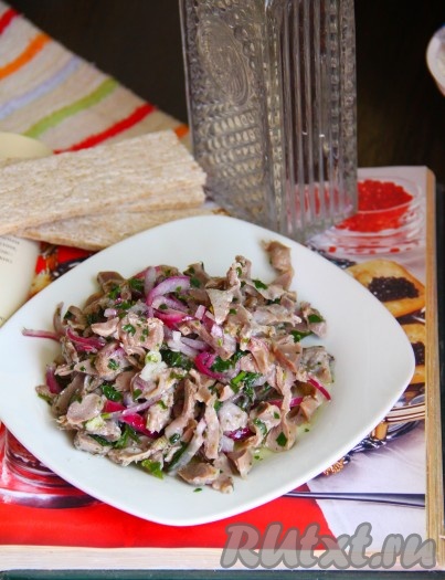 Маринованные куриные желудочки