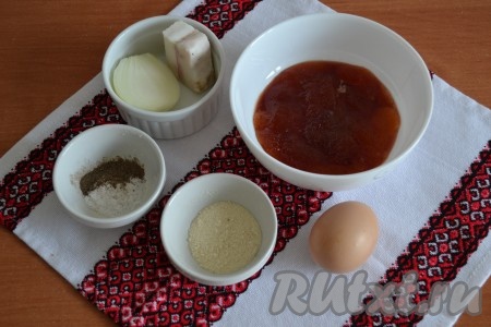 Подготовить необходимые ингредиенты для приготовления икряников из икры.