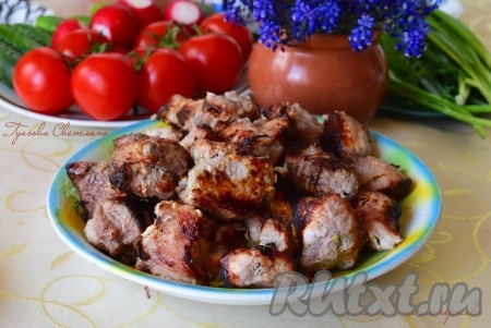 Шашлык на минералке с уксусом 