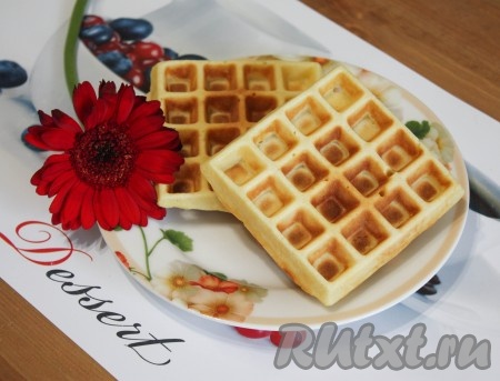 Венские ванильные вафли