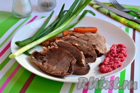 Свиное сердце в духовке