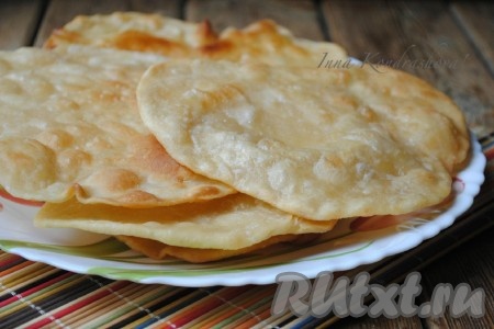 Рецепт лепёшек "Пури"