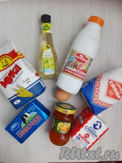 Ингредиенты для приготовления пудинга "Мальва"