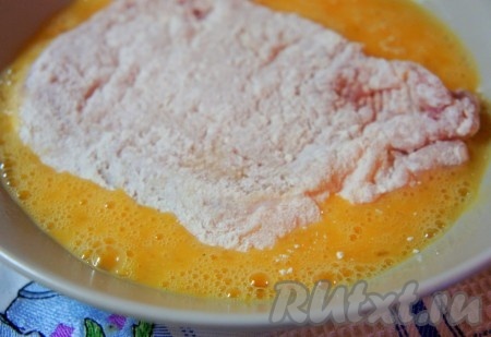 Затем в яйце.