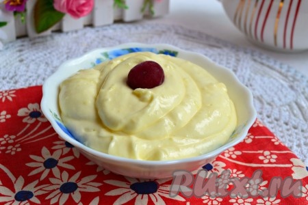 Крем "Пломбир" для тортов в домашних условиях