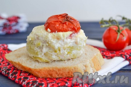 Тефтели с кабачками в духовке