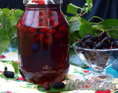 Компот из шелковицы на зиму