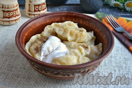 Вареники с картошкой и сыром