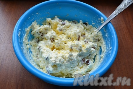 Массу хорошо перемешать.