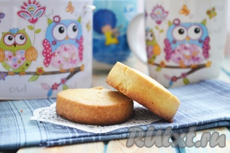 Рецепт песочного печенья с крахмалом