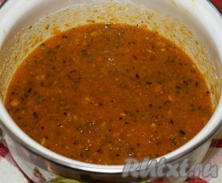 Перемешать облепиху до растворения сахара.
