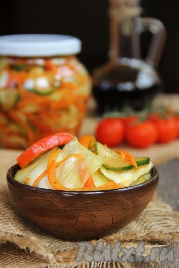 Салат по-корейски из капусты и моркови