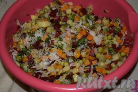 Все аккуратно перемешиваем.
