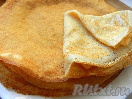 Блины на кислом молоке