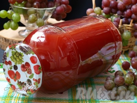 Виноградный сок в соковарке на зиму