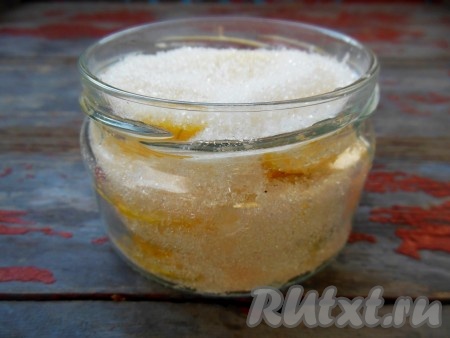 Верхним слоем должен быть сахар.
