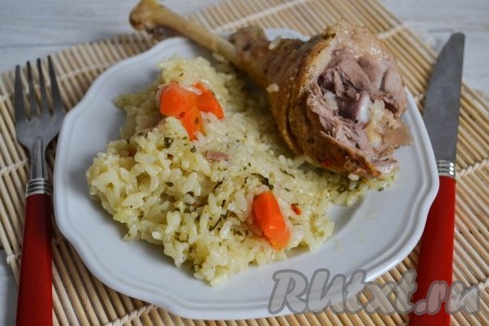 Рецепт приготовления гуся кусочками