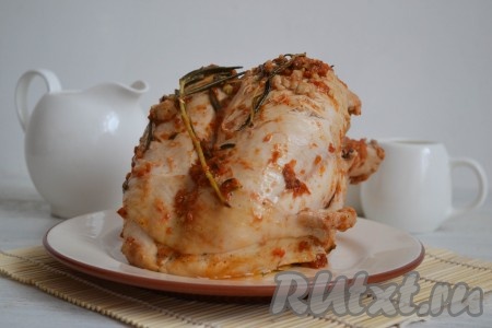 Мясо получается сочным, нежным и ароматным.
