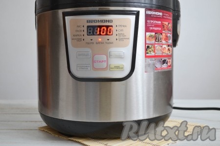 Включить  функцию "Выпечка" на 1 час. 