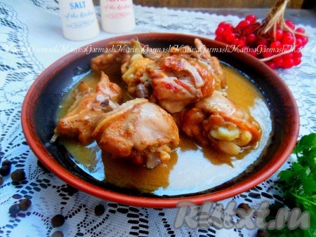 Подлива из курицы с мукой