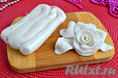 Мастика из желатина и сахарной пудры