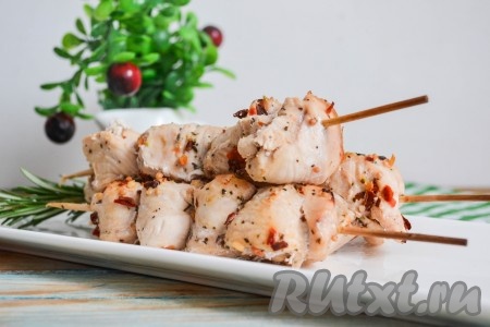 Куриный шашлык в банке в духовке