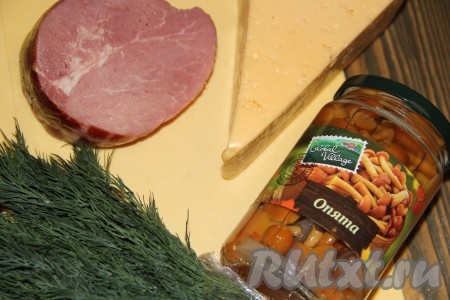 Подготовить продукты для начинки.
