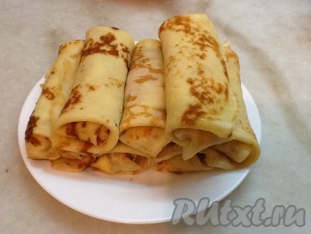 С остальными блинчиками поступить также.