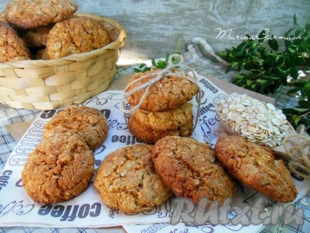 Овсяное печенье с кокосовой стружкой