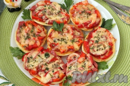 Оладьи а-ля пицца