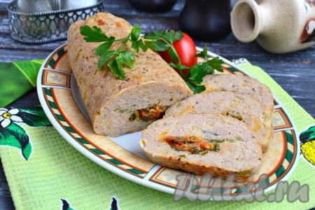 Рулет из рыбного фарша в духовке