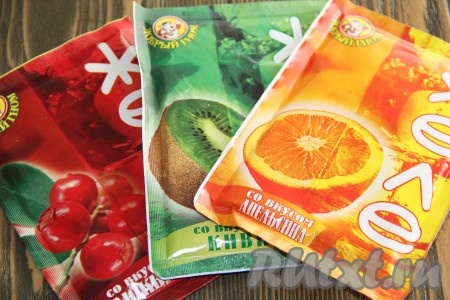 Вот такое желе я использовала.