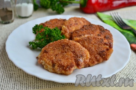 Котлеты из сосисок и сыра