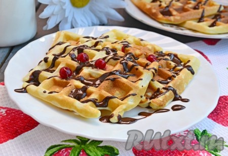 Рецепт бельгийских вафель в электровафельнице