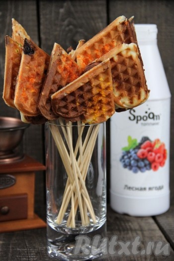 Мягкие вафли на кефире