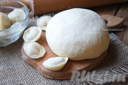 Тесто для пельменей с уксусом