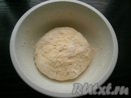 Тесто должно получиться мягким, не забитым, но не липнущим.
