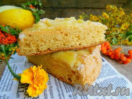 Ну и конечно фото шарлотки с дыней в разрезе.
