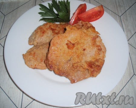 Мясо в горчично-яичном маринаде