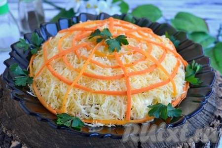 Салат "Паутинка"