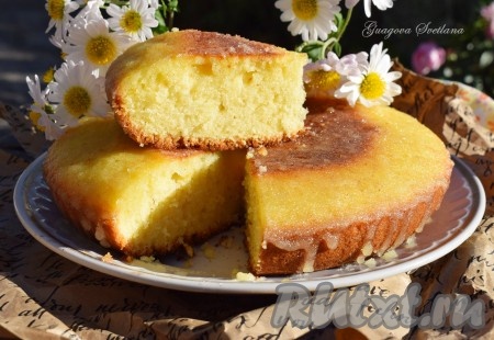 Лимонный пирог в мультиварке