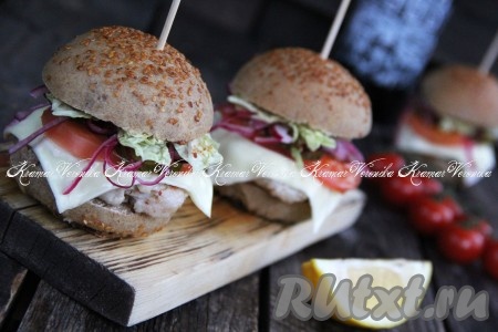 Ржаные булочки для бургеров