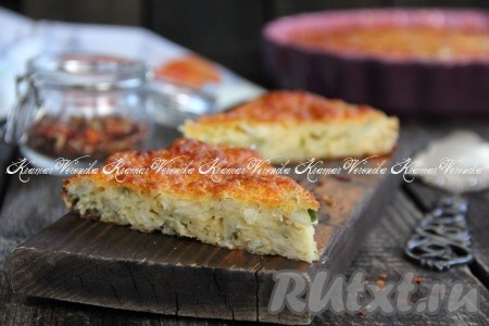 Запеканка из капусты с сыром и яйцом в духовке
