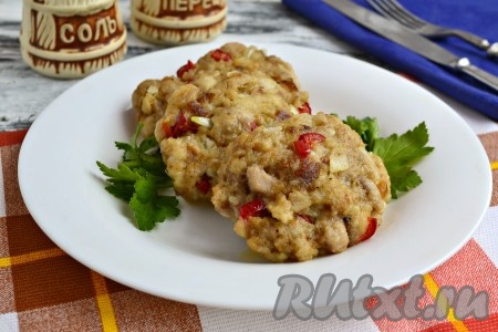 Куриные котлеты в микроволновке