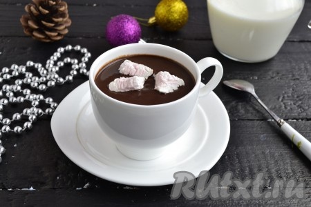 Горячий шоколад из какао-порошка