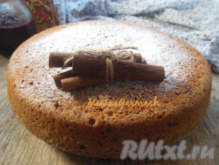 Чайный пирог из заварки и варенья