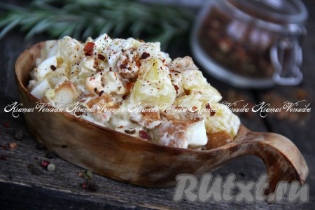 Картофельный салат с яйцами