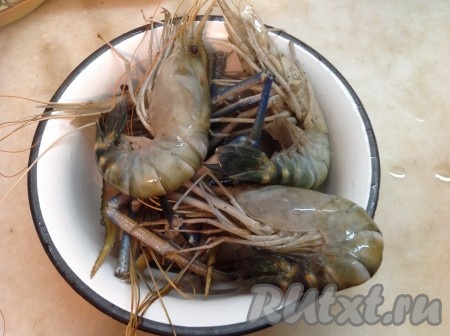 Вымыть бэби лобстеров. 
