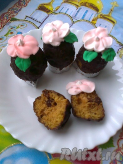 Вот так печеные яйца выглядят в разрезе.