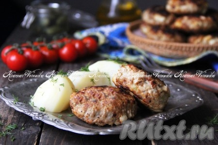 Котлеты из фарша с хлебом и яйцами